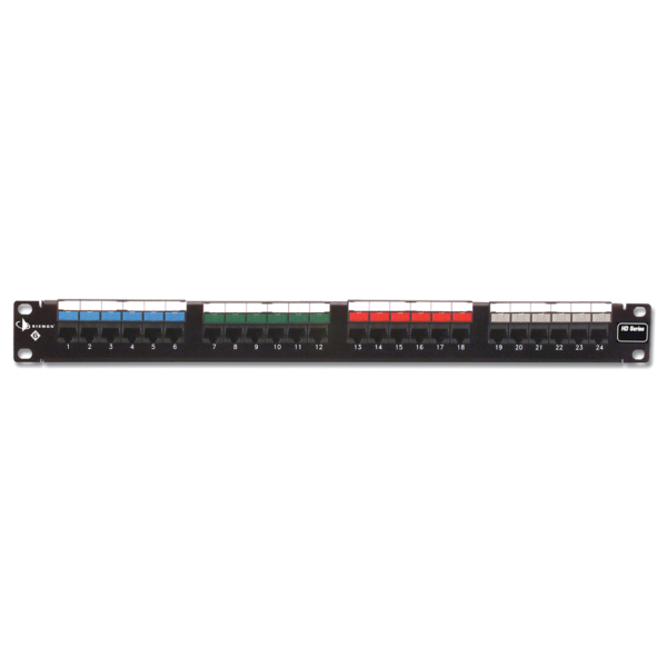 Patch Panel Plano Siemon HD6-24B Cat. 6 - 24 Puertos 1RU