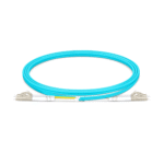 PATCH CORD FIBRA ÓPTICA MM OM4 LC DUPLEX PULITURA UPC CHAQUETA 3.0MM COLOR AQUA 10 GBIT LSZH 3M