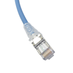 Patch Cord Siemon Blindado, F/UTP, 28 AWG, Ultradelgado, Categoría 6A, Azul, 2 metros - Imagen 4