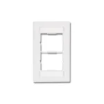 Faceplate Siemon, CT, 2 Espacios, Vertical, Blanco
