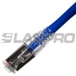 Patch Cord Ultradelgado Cat6a Doble Blindaje S/FTP 28AWG Color Azul Chaqueta LSZH - Imagen 2