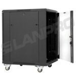 GABINETE DE PISO PROFUNDIDAD 800MM ANCHO 600MM ALTURA 18U 4 VENTILADORES - Imagen 2