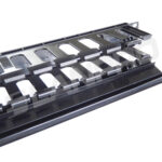 Organizador De Cables Plastico Horizontal Ancho 19" Y 1U De Altura - Imagen 3