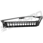 Herraje Angulado  Blindado  24 Puertos Cat 6/6a | No Incluye Jack