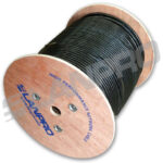 Cable  Cat 6a U/UTP Sin Blindar Uso Exterior 23 AWG Chaq PE Negra Carreta 305 Metros