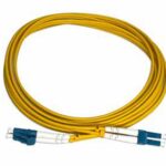PATCH CORD FIBRA ÓPTICA MONOMODO G652 LC DUPLEX PULITURA UPC CHAQUETA 2.0MM COLOR AMARILLO LSZH 3M