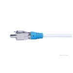 Patch Cord Siemon Blindado, 4 Pares, TERA a RJ45 Cat. 6A, Azul, 2 metros - Imagen 2